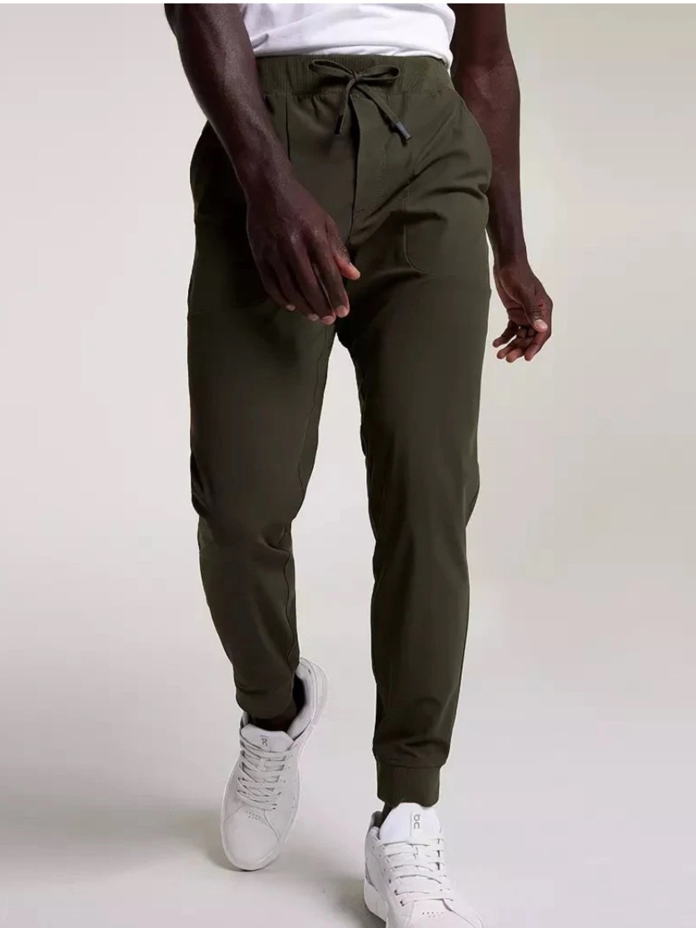 VRST Men's Limitless Performance Slim Fit Jogger | Small | Olive Green